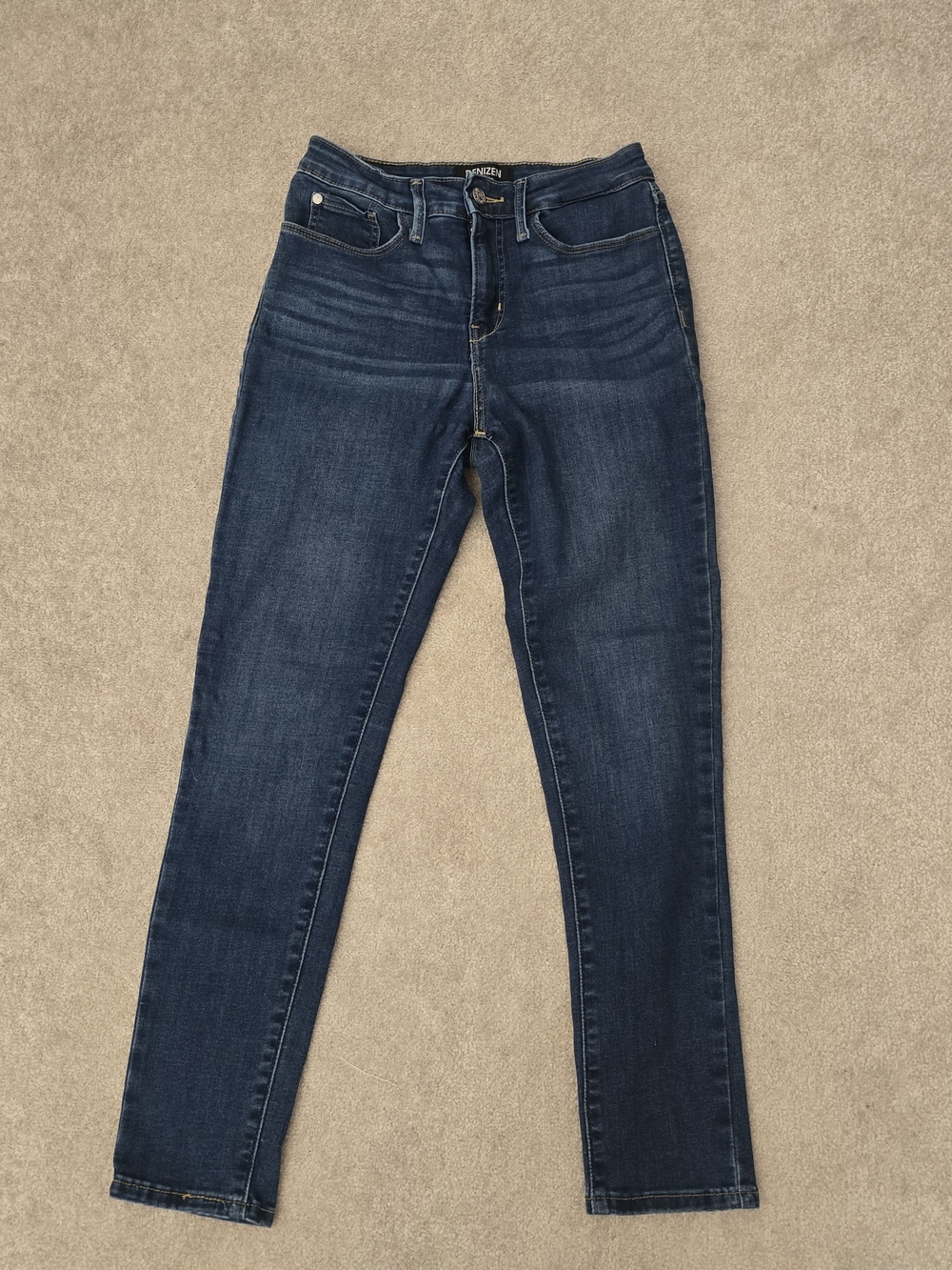 Denizen from Levi's High Rise Ankle Super Skinny Jeans - Blue Size 6